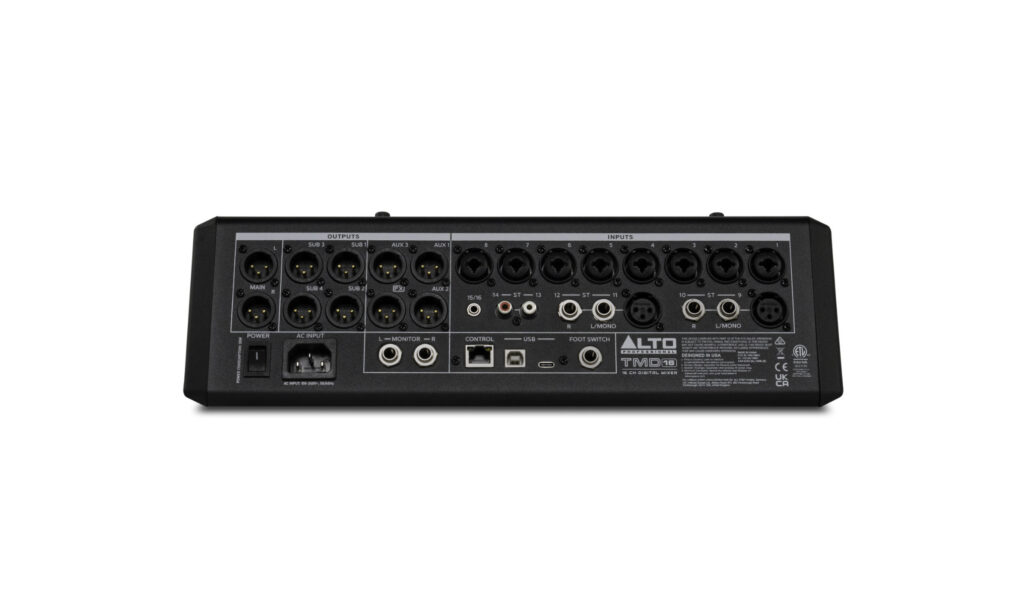 Backpanel DIGITAL MIXER 