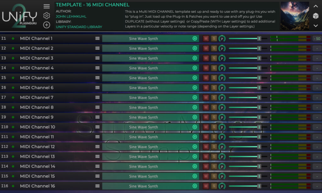 PluginGuru Unify 2: Template.