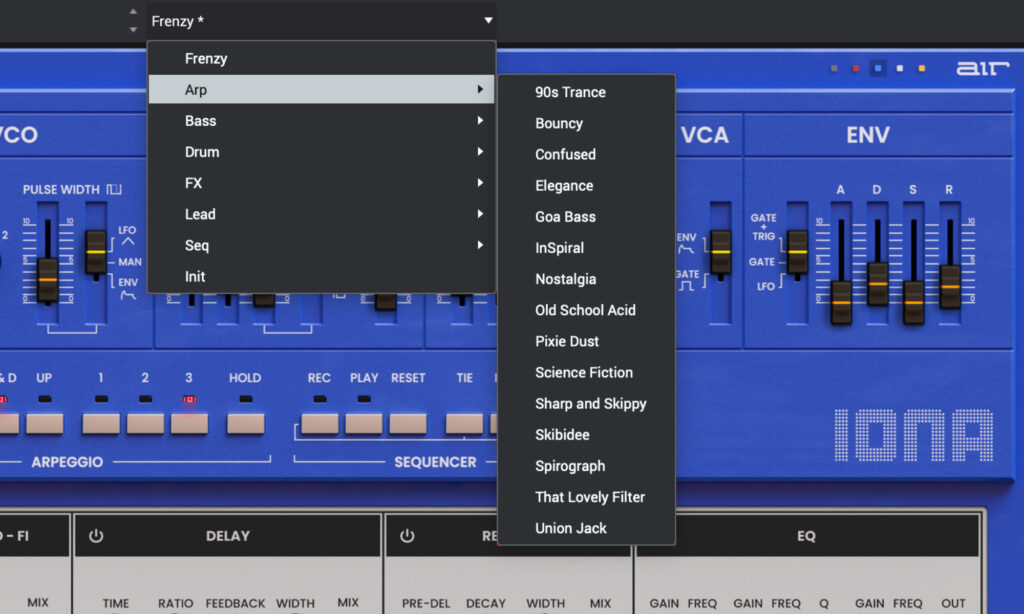 Air Music Technology Iona: Library.
