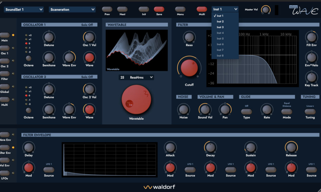 Layer-Sound: Waldorf Microwave.