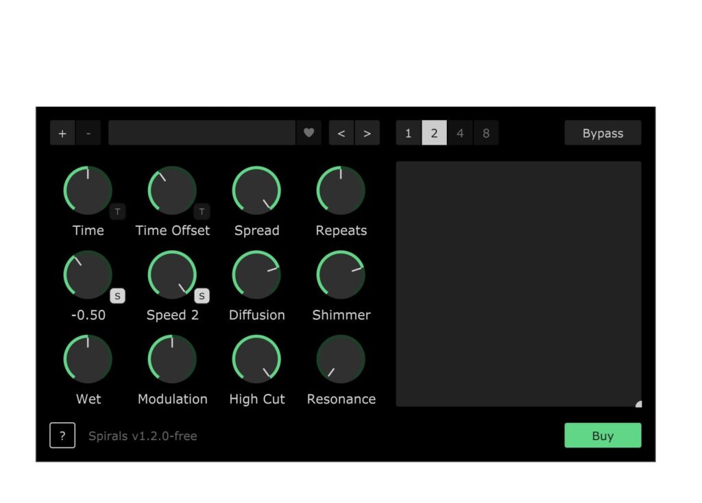 Spirals: Kleines GUI, großer Sound.