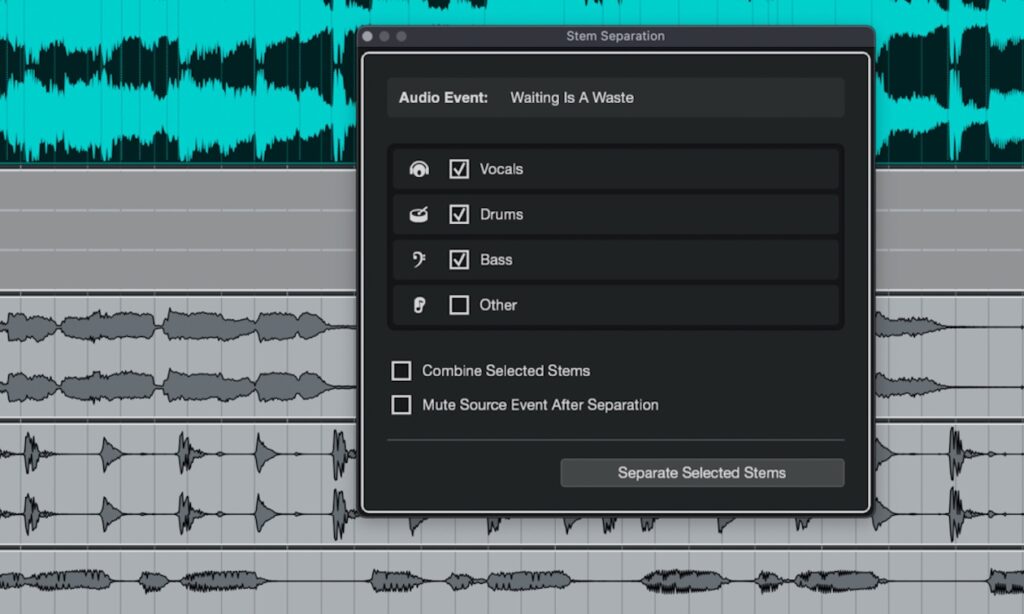 Cubase 15 Stems (Bildquelle: Steinberg)