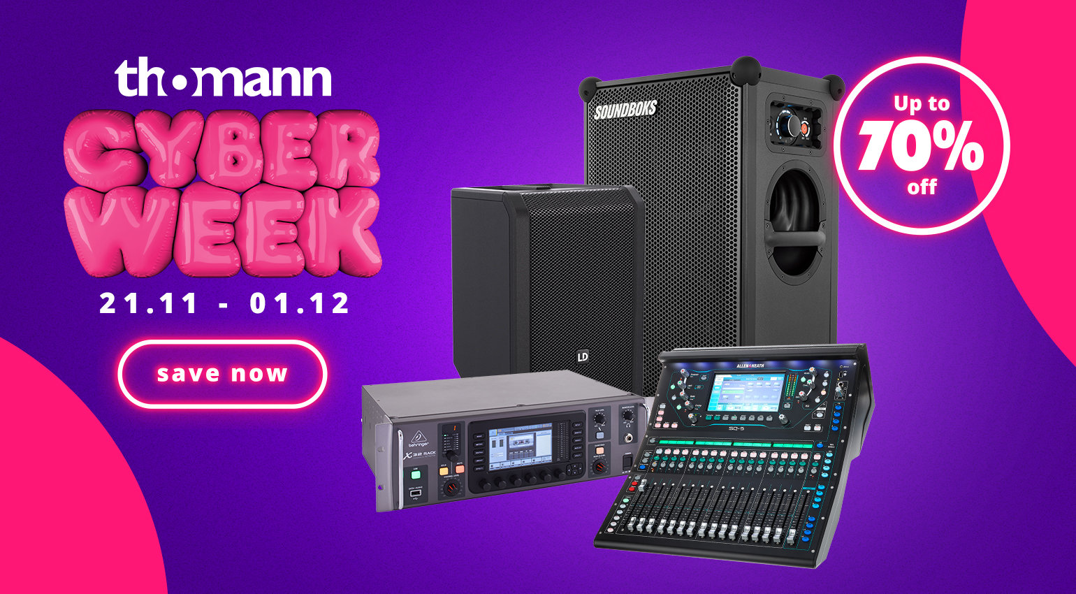 Thomann Cyberweek 2025: Die besten Live-Deals