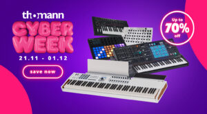 Die besten Synthesizer Deals zur Thomann Cyberweek 2025