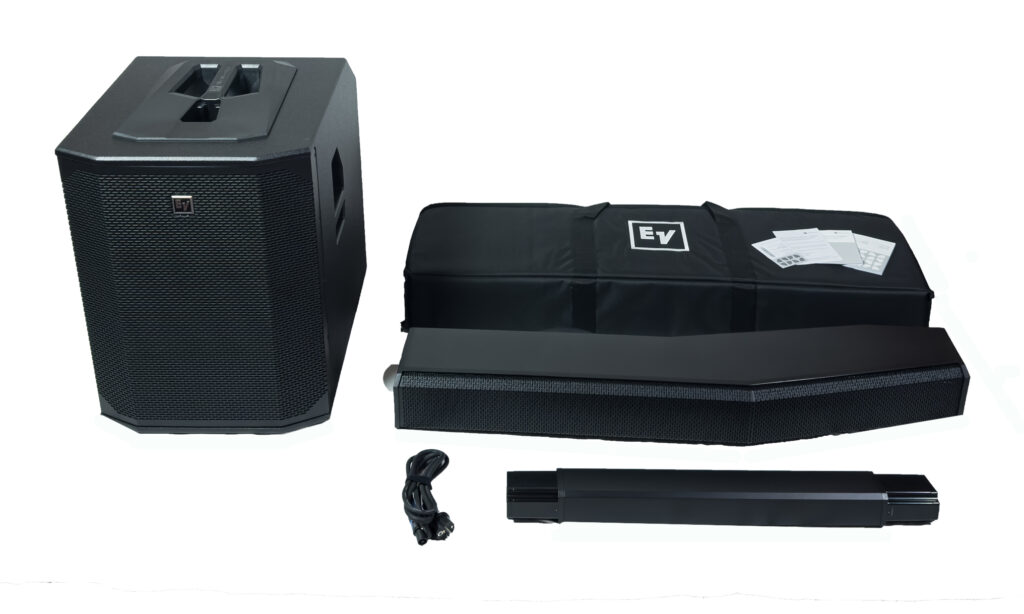 Der gesamte Lieferumfang des EV EVOLVE 70 und 90