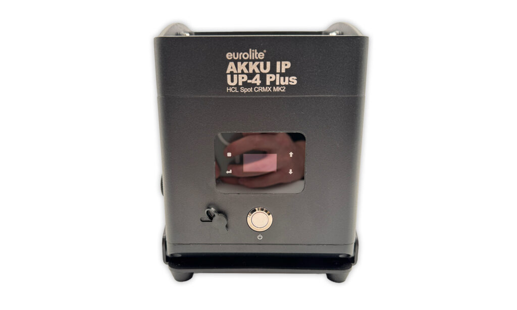 Die Vorderansicht der Lampe