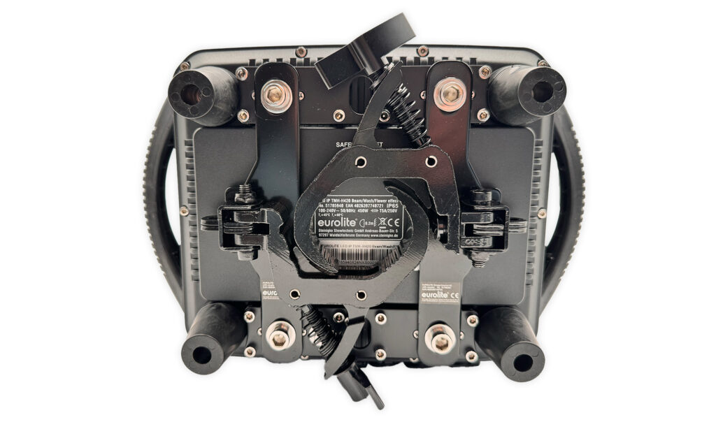 Unten sind Haken eingeklappt