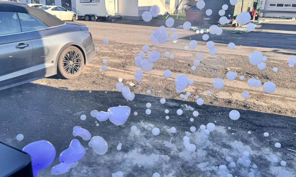 Stairville BubbleFog LED 600, Blasen
