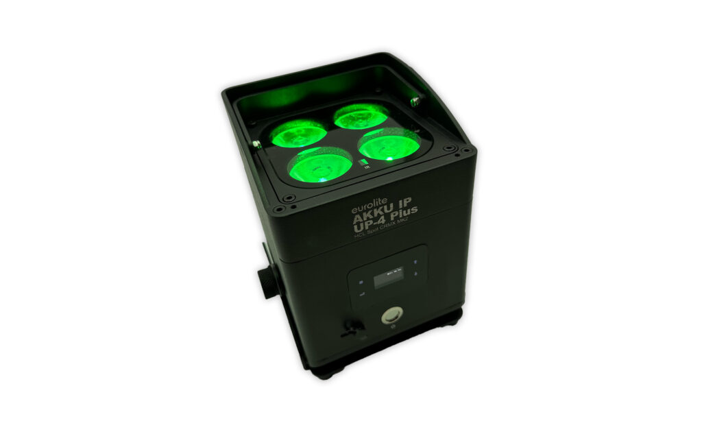 Die Lampe beherbergt eine Fülle an vorinstallierten Farb- und Show-Presets
