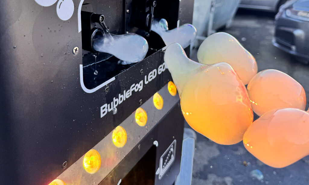 Die Farbblasen haben was von Lavalampen