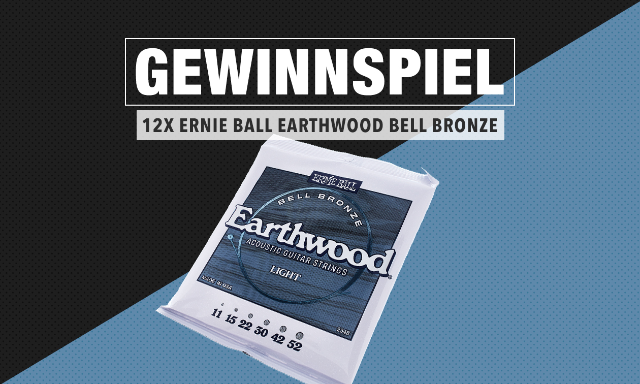Gewinnspiel: 12x Ernie Ball Earthwood Bell Bronze Acoustic Guitar Strings Artikelbild