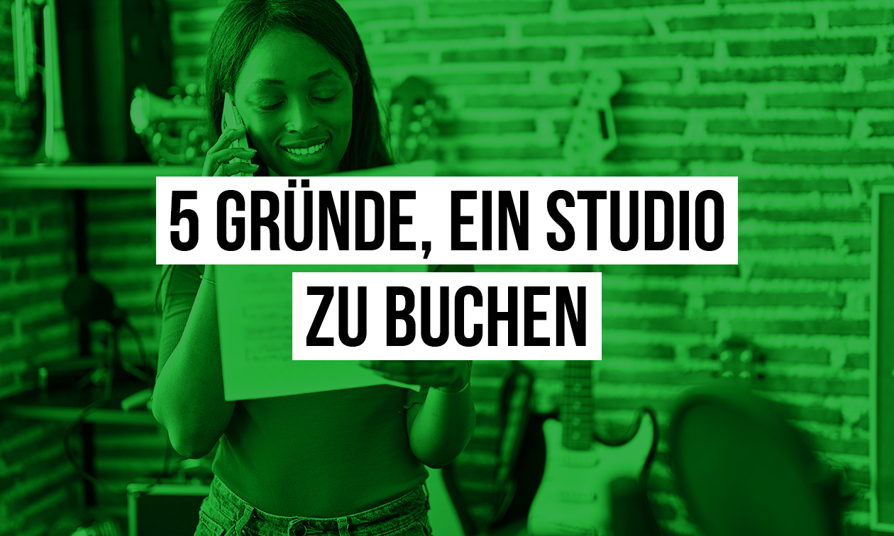 5 Gründe, ein Studio zu buchen Artikelbild