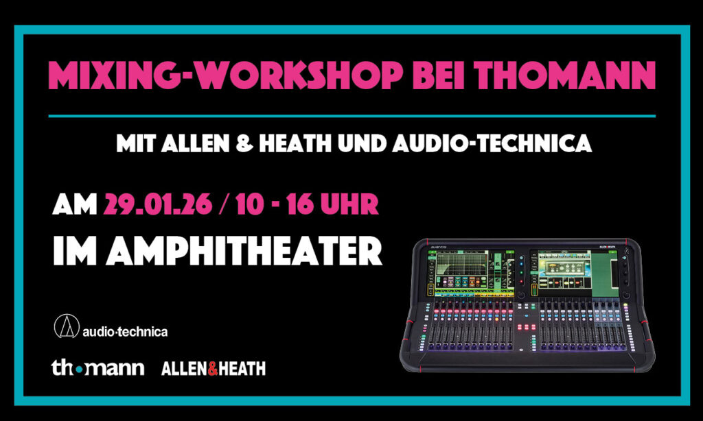 Allen & Heath und Audio-Technica Workshop (Bildquelle: Thomann)