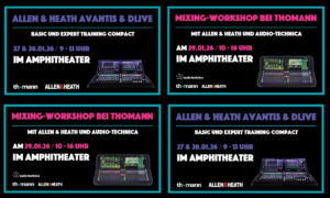 Thomann Mixing-Workshop mit Allen & Heath und Audio-Technica Artikelbild