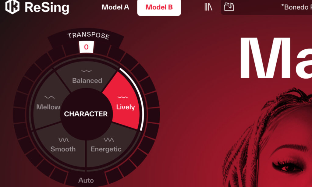 IK Multimedia ReSing: Charakter.