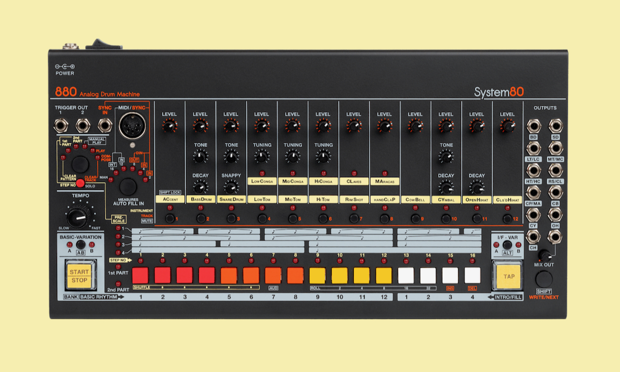 System80 880 Desktop Drummachine: Roland TR-808 Clone Artikelbild