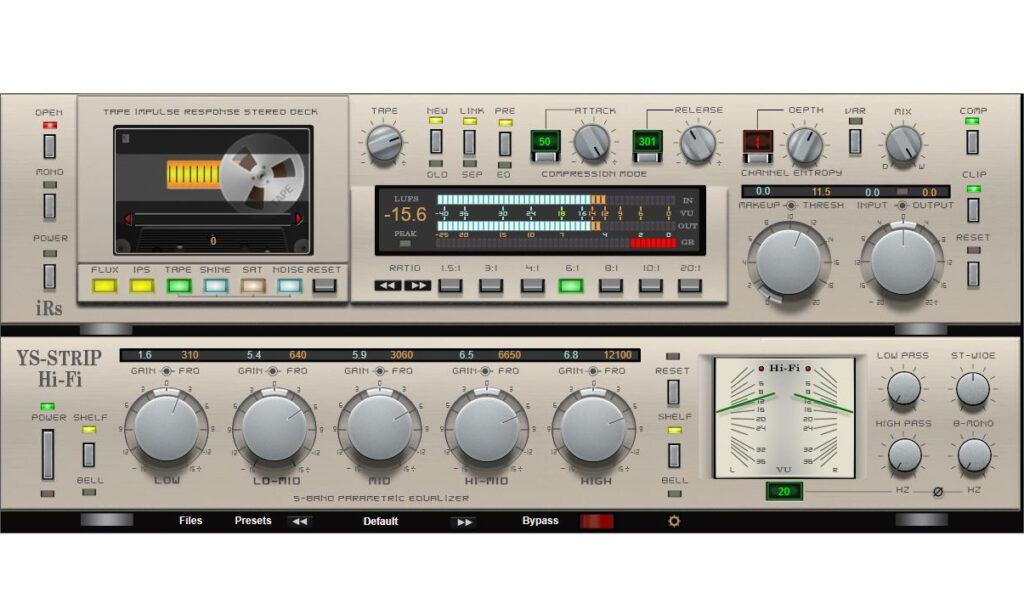 Yuri Semenov YS Strip Hi-Fi Plugin Test Bedienoberfläche