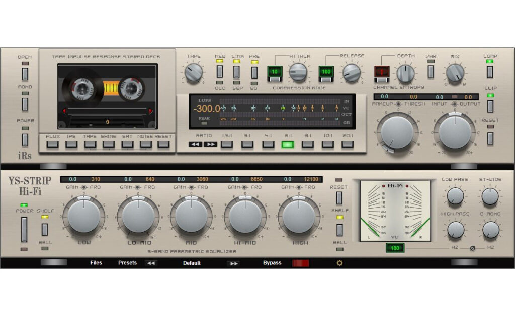 Das Interface des Plugins bietet fünf farbliche Optionen.