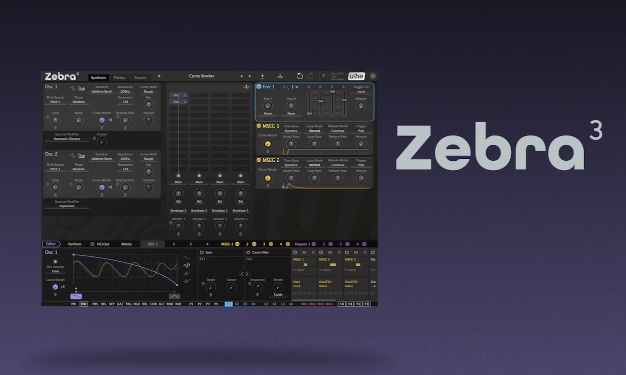 u-he Zebra 3 Synthesizer: Die wirklich letzte Beta-Version Artikelbild