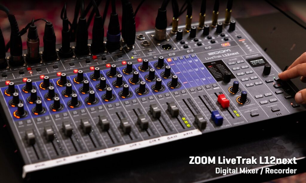Zoom LiveTrak L12next (Bildquelle: Zoom)