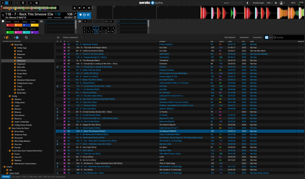 Serato DJ Pro Practice Mode MixerII