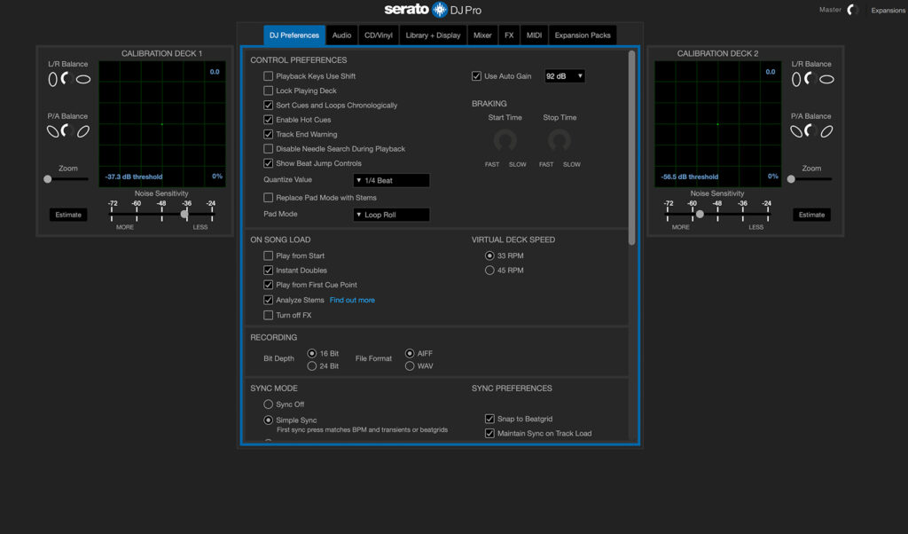 Serato DJ Pro : Hier noch ein paar nützliche Features freischalten