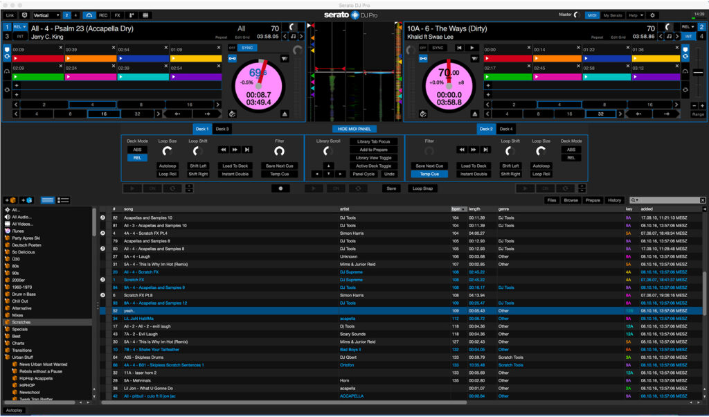 Serato DJ Pro Performance MIDI