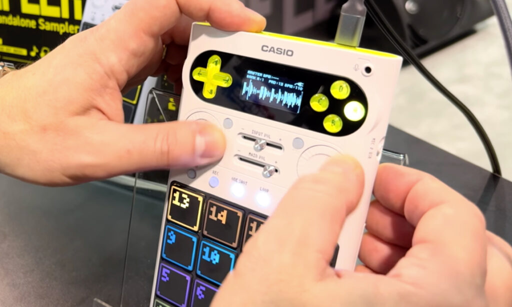 Casio SX C1 Sample Edit mit Wheels (Bildquelle: Remise 3)