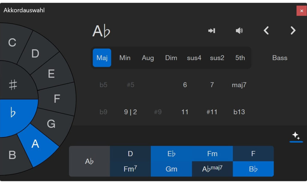 Der neue Chord Assistant nutzt künstliche Intelligenz.    