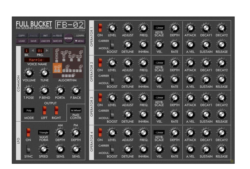 Das Interface des FB-02-Plugins bietet deutlich mehr Bedienelemente als der originale Expander.