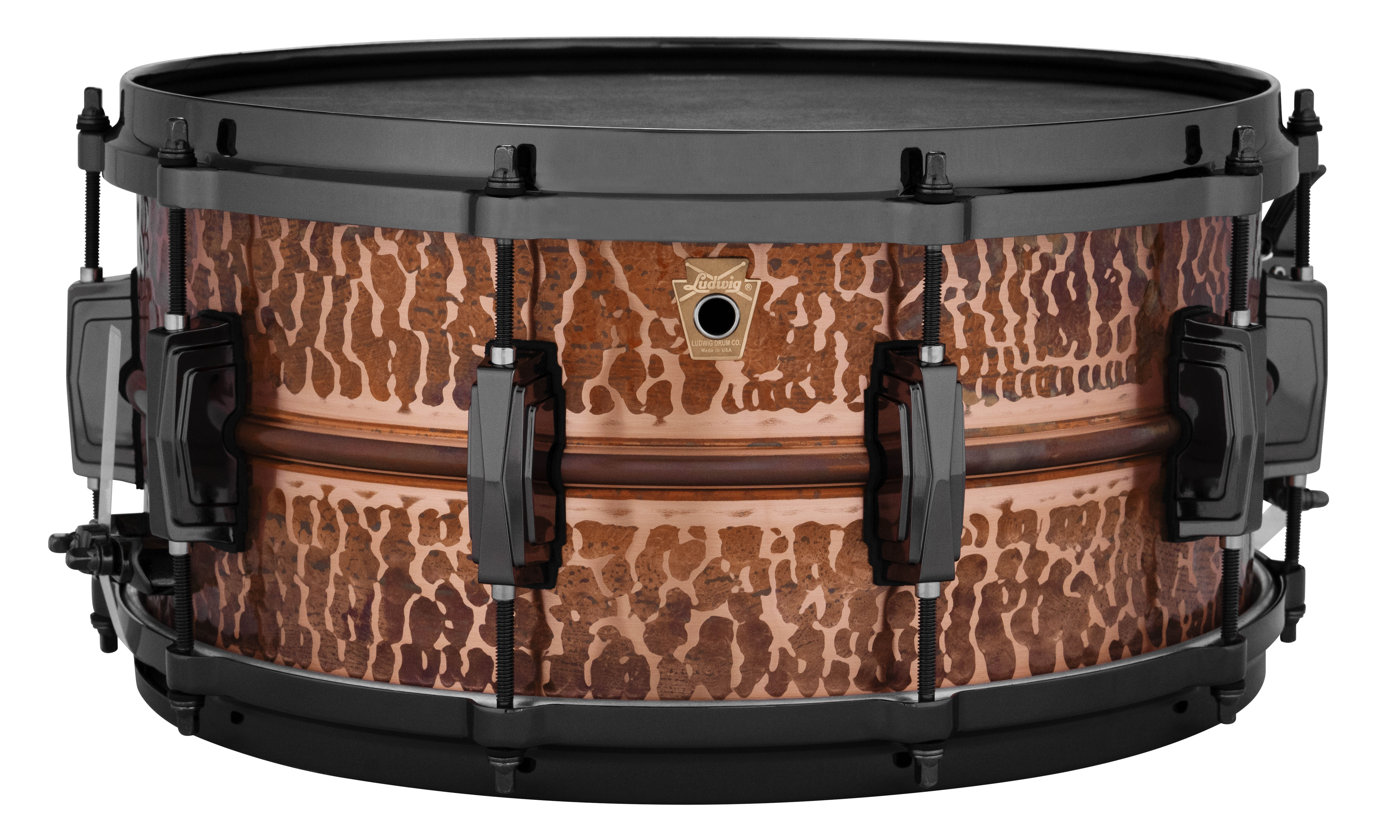 NAMM 2026: Ludwig zeigt Raw Hammered Copper Snare und das Total Percussion Pad Artikelbild