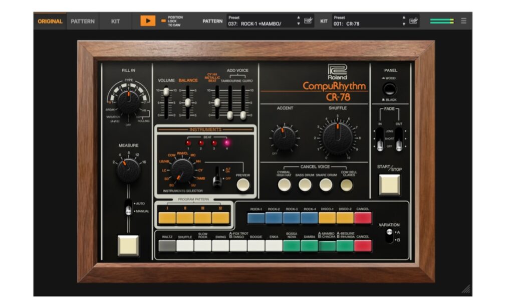 CR-78 Skin (Bildquelle: Roland)