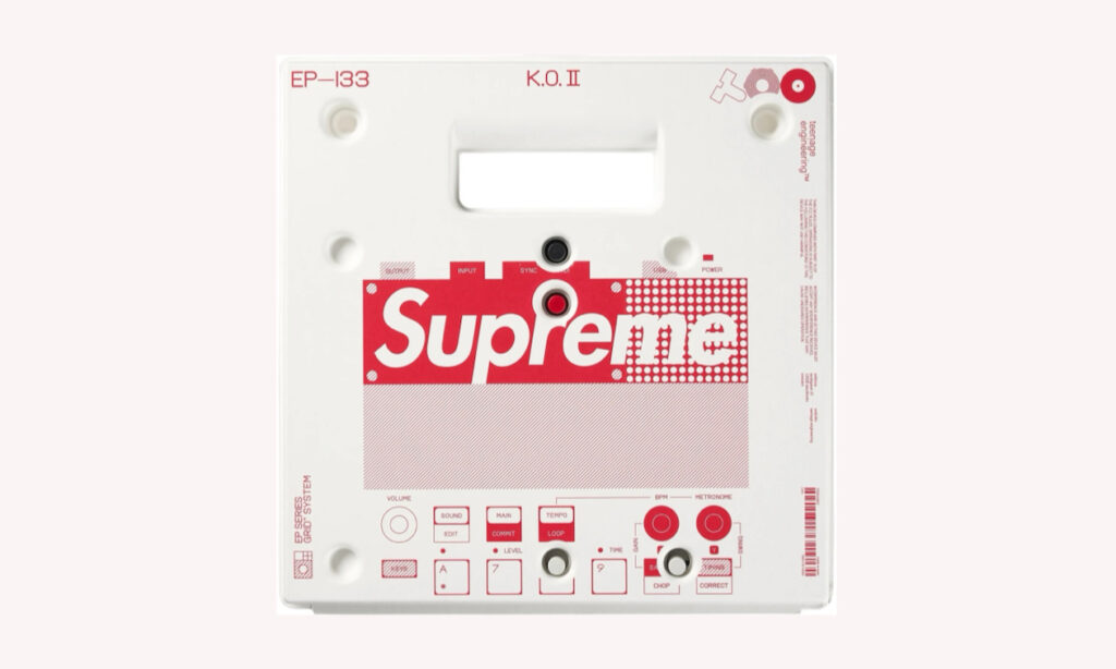 Supreme®/teenage engineering EP–133 K.O. II (Bildquelle: Supreme®)