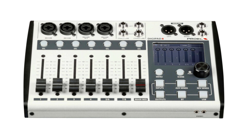 NAMM 2026: Proel bringt DIGIPAD 8 Kompaktmixer für Live und Studio 