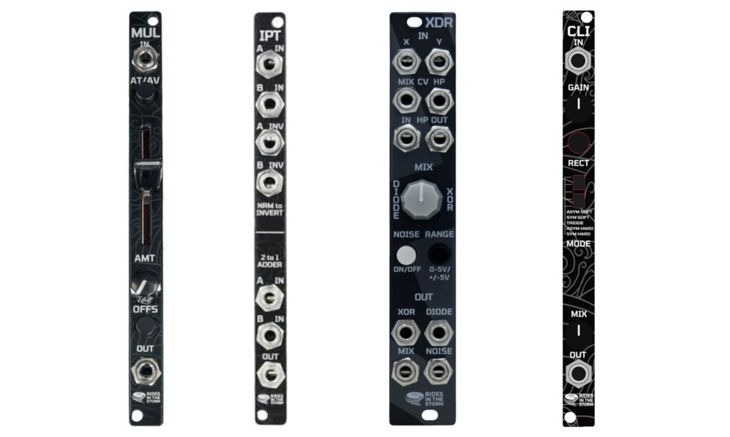 Kleine Utilities mit großer Wirkung: Dinge wie einen Precision Adder oder einen Attentuator mit Offset-Feature im Stil des IPT können nicht nur Systeme mit Rides In The Storm-Modulen vertragen.