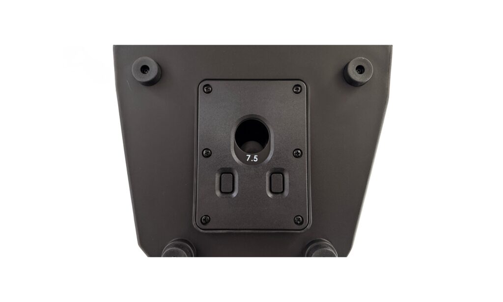 Der Hochständerflansch in der -7,5 Grad Position