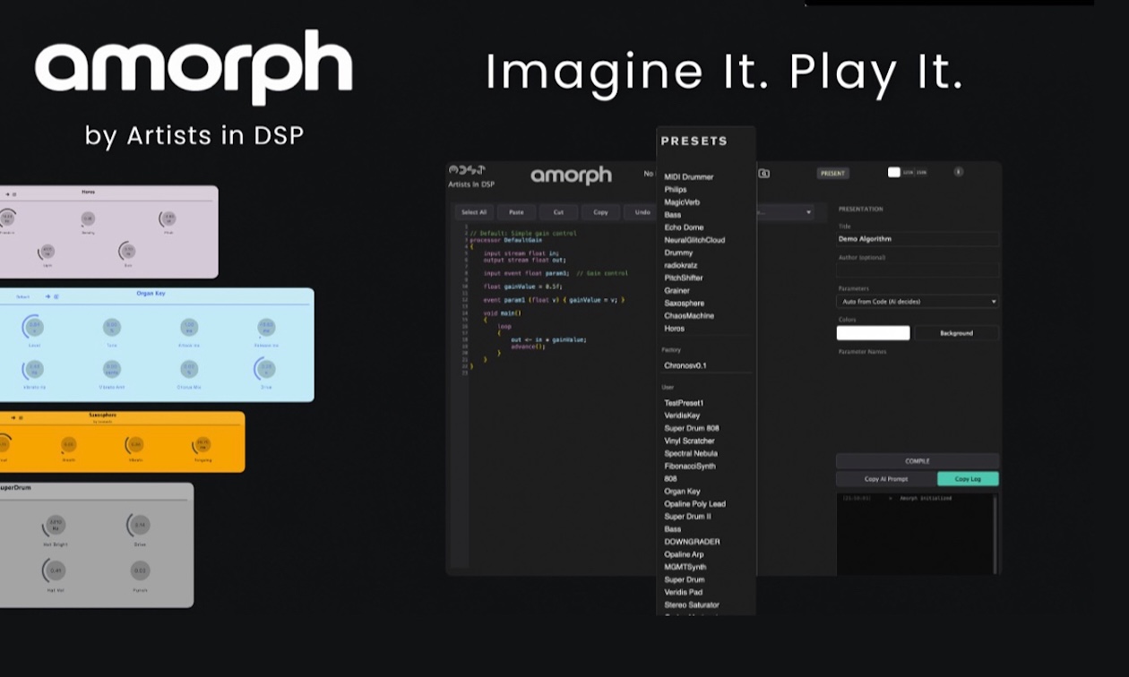 Artists in DSP Amorph: Zauber dir dein Plug-in aus dem Hut Artikelbild