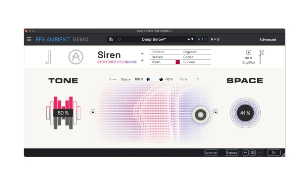  EFX Ambient (Bildquelle: Arturia)