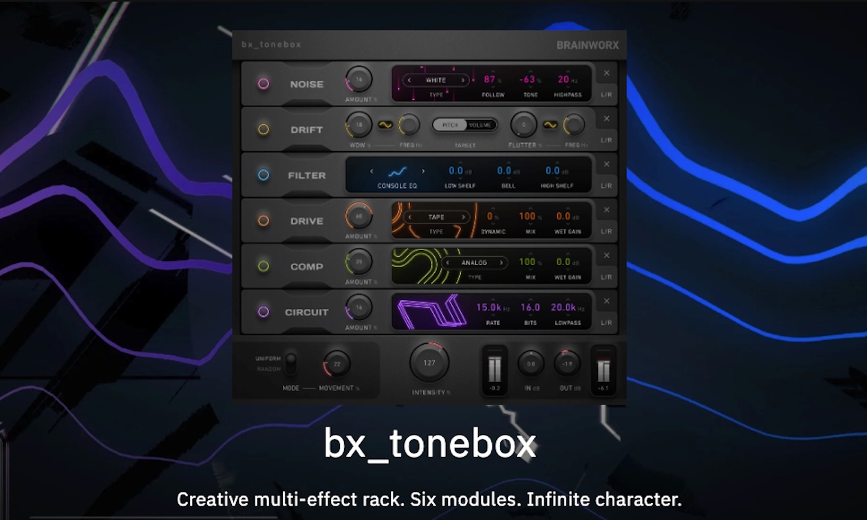 Brainworx bx_tonebox: Multi FX-Rack mit 6 Effekten Artikelbild