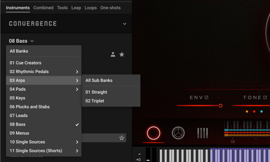 Preset-Banks von Heavyocity Convergence