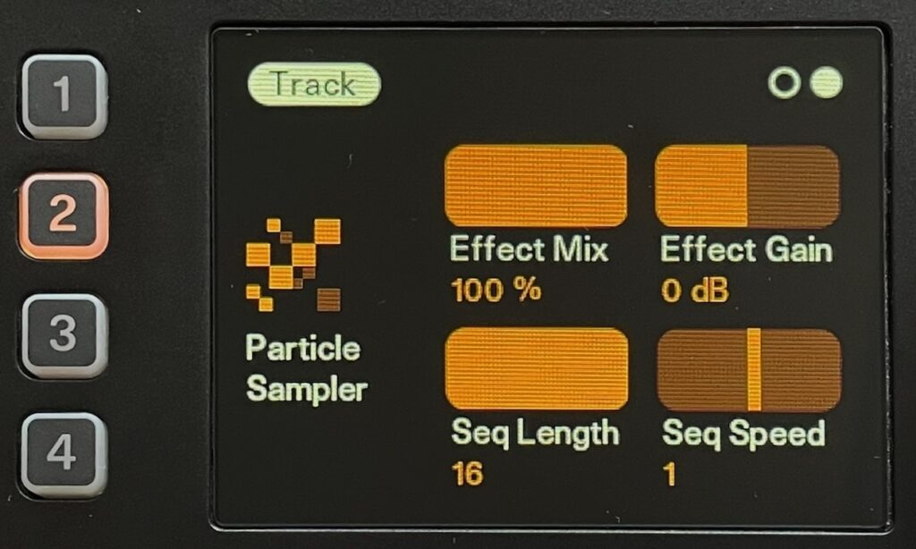 Einstellung für Mix und Sequencer auf Seite 2 (Bildquelle: Sven Rosswog)