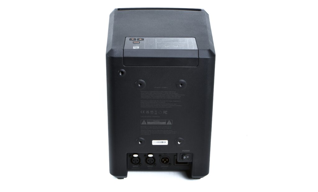 Total Ansicht der Rückseite der Palmer Orbit 11 von schräg oben