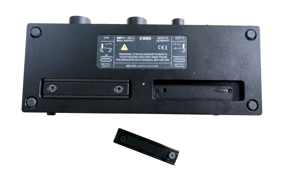 Menura Audio MDFX, entferntr Magnet