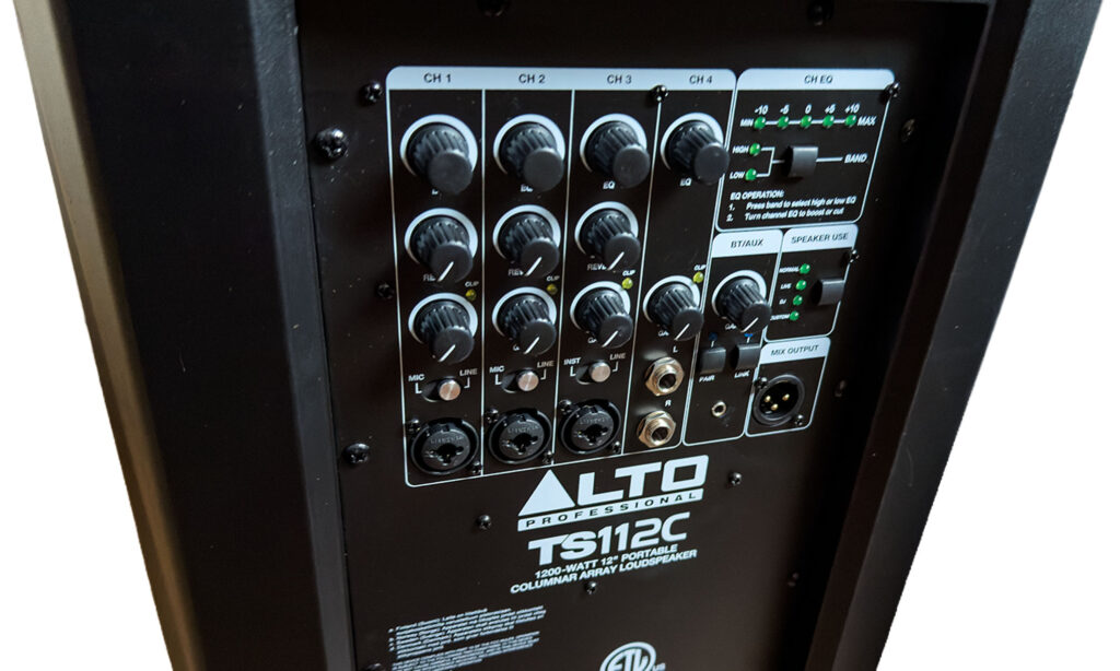 Die Mixing-Sektion des TS 112C