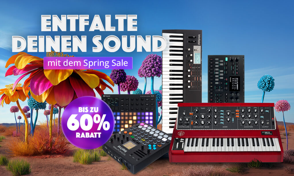 Thomann Spring Sale: Synthesizer Aktion  – bis zu 60 % sparen
