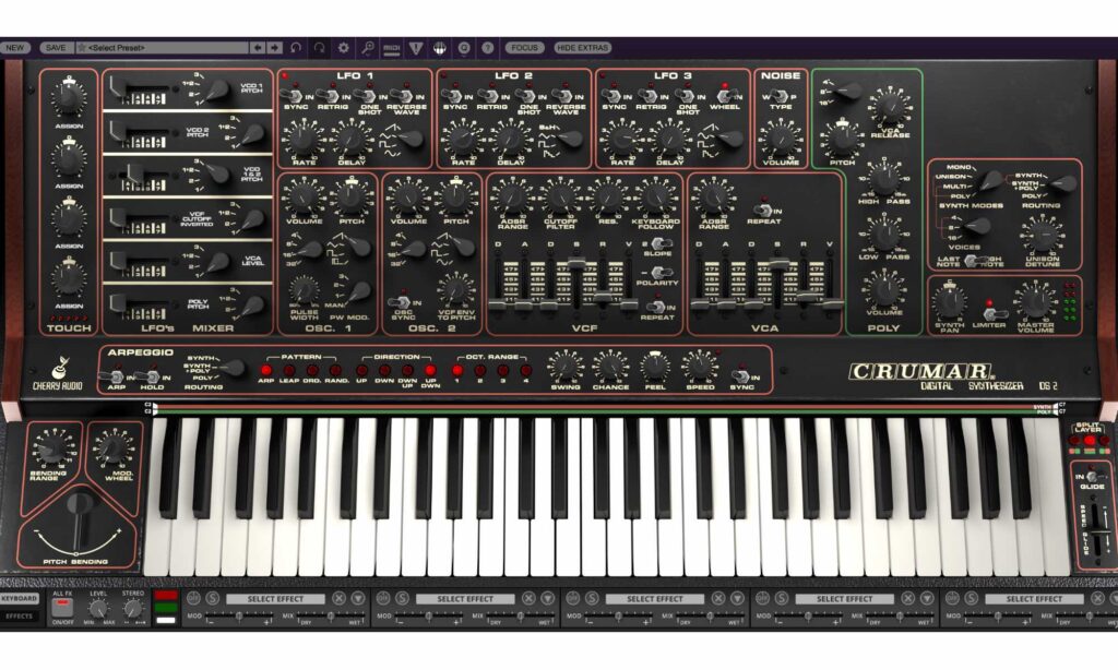 Cherry Audio DS-2: Test.