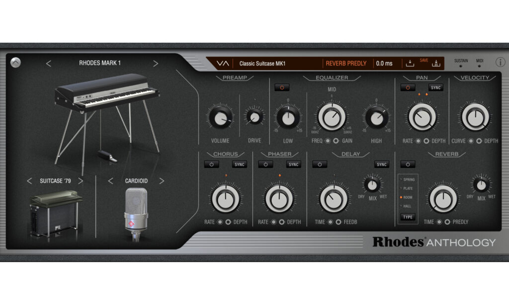 Fender Rhodes VST: Rhodes.