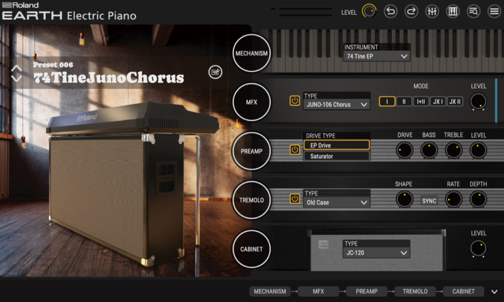 Fender Rhodes VST: Roland.
