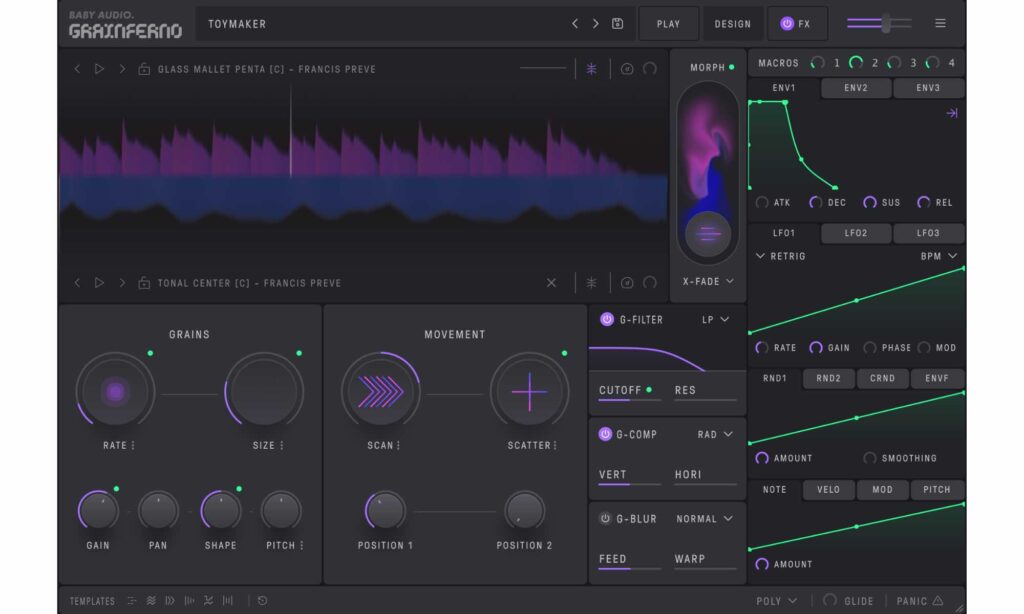 Baby Audio Grainferno: Design.
