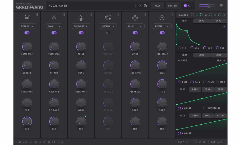 Baby Audio Grainferno: Effekt.